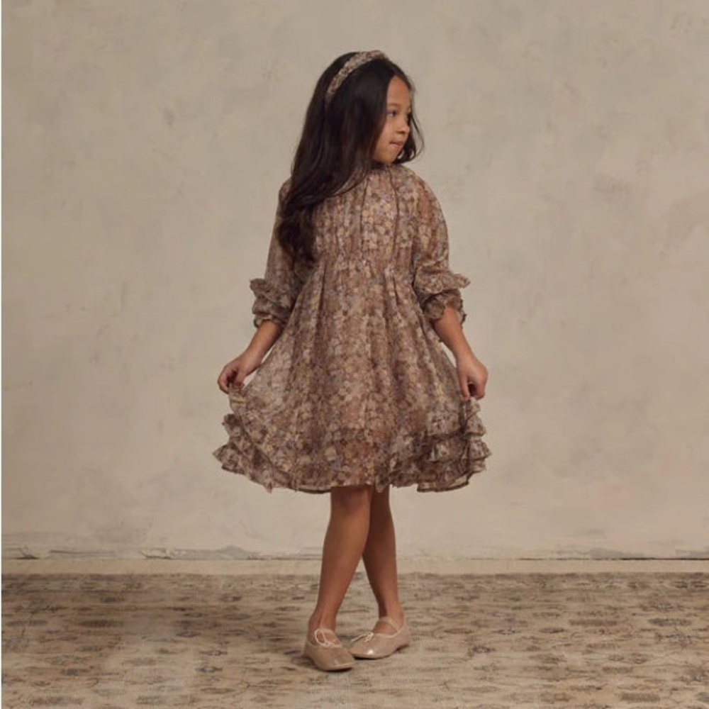 NORALEE Mirabelle Dress in Autumn Garden Size 4T